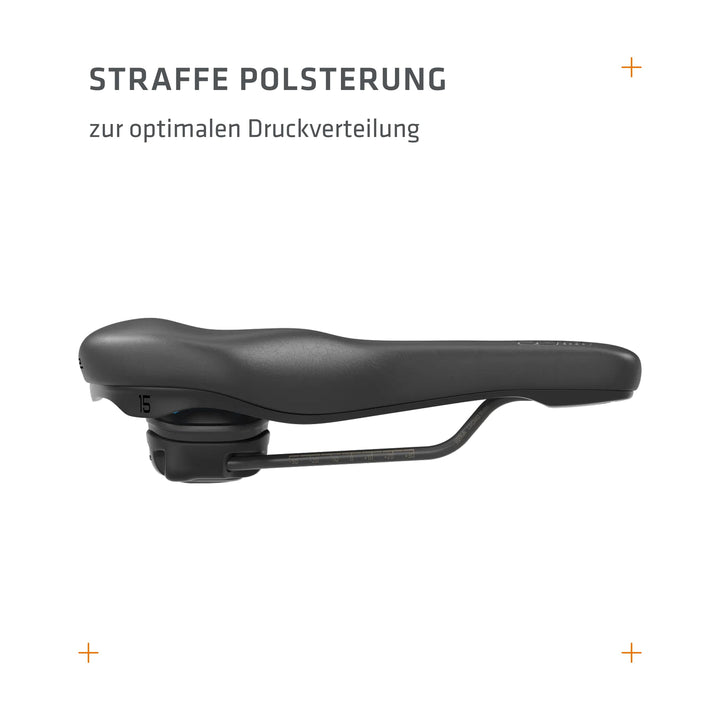Fahrradsattel Trekking City ergonomisch active-System 4 Breiten - Bild 3