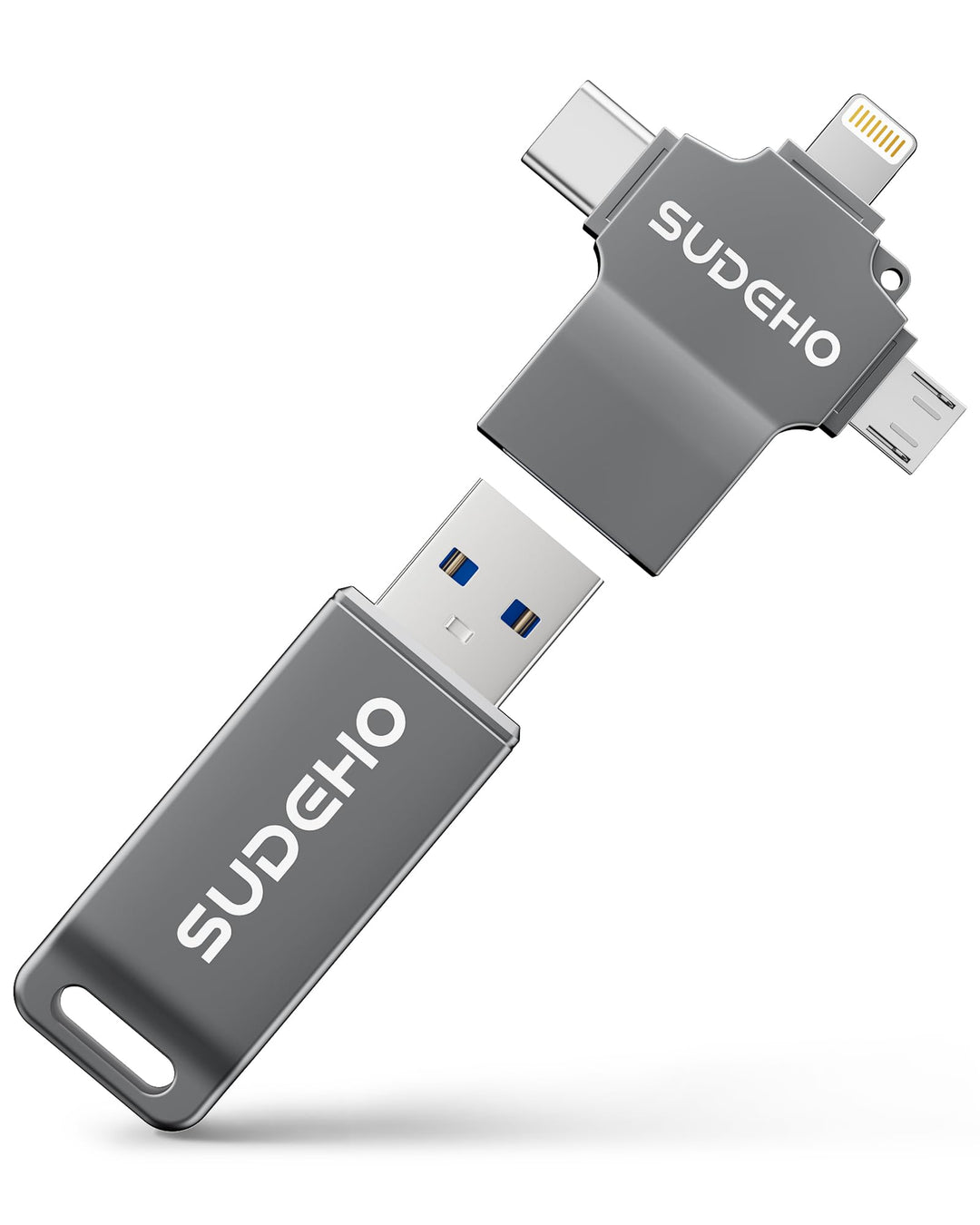 USB-Stick 4-in-1 128GB für iPhone iPad Android MFi-zertifiziert