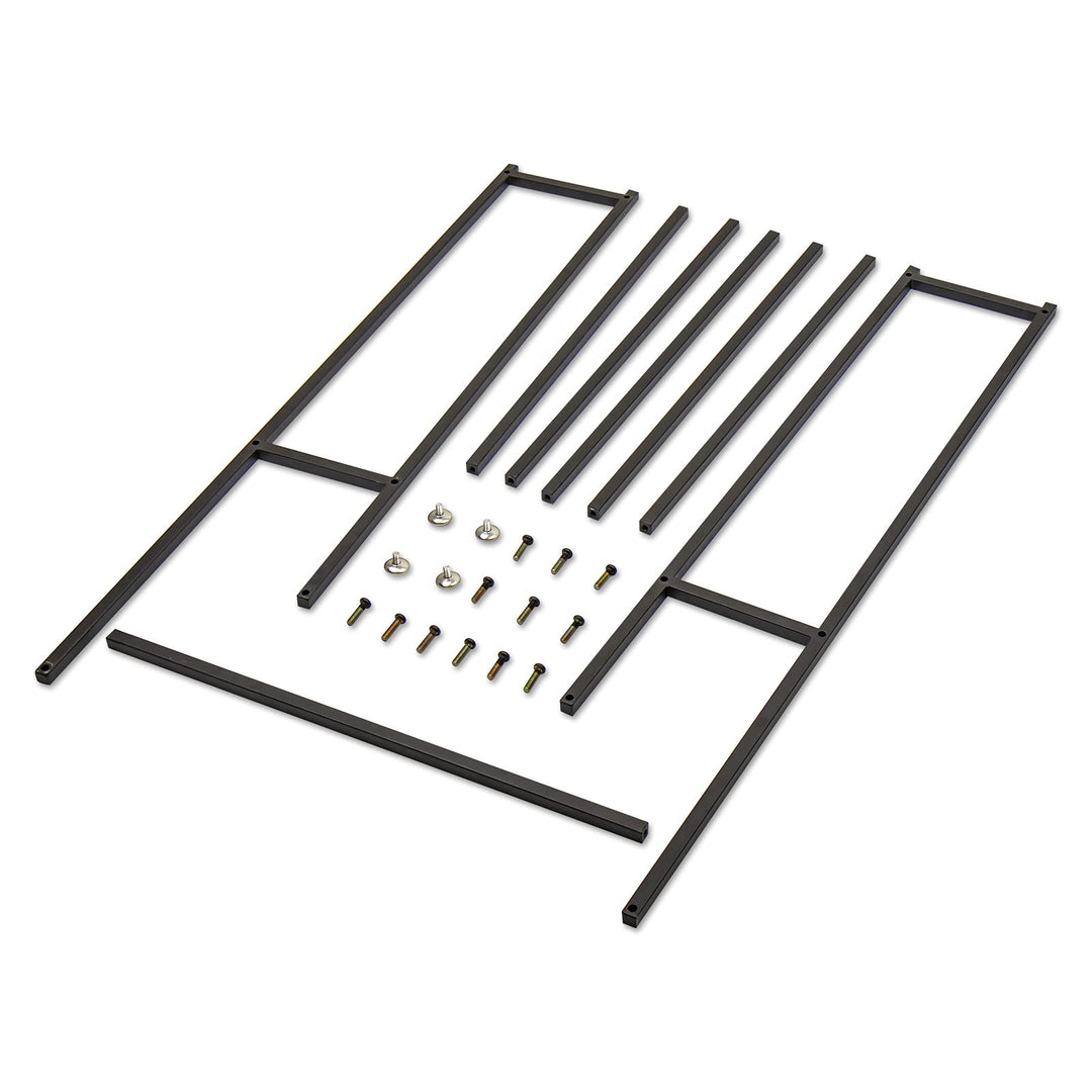 Handtuchständer freistehend Metall schwarz 3 Stangen 85×20×110 cm - Bild 7