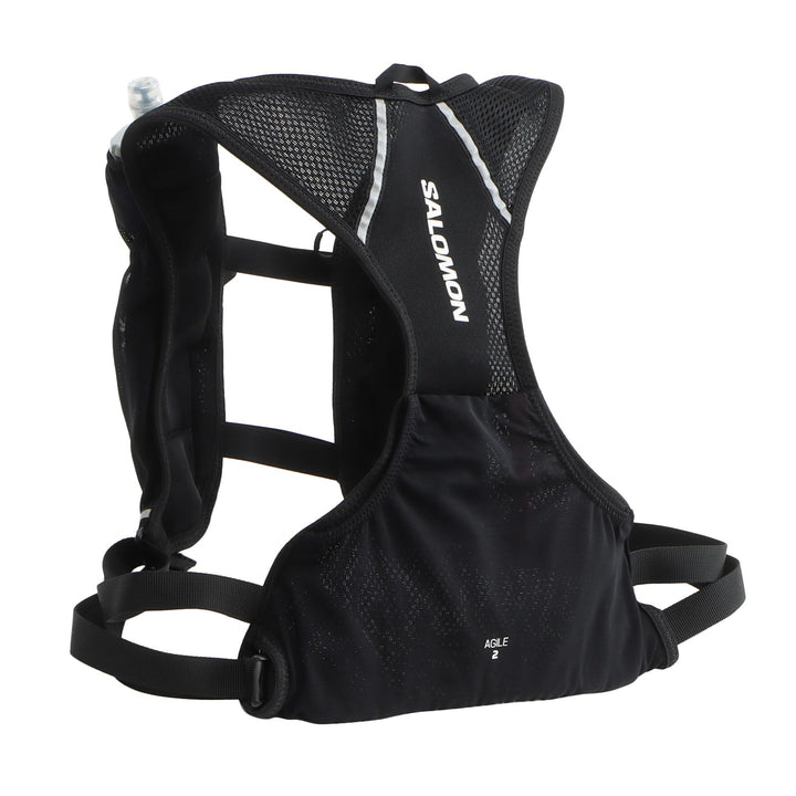 Trinkweste Unisex Schwarz minimalistisch für Trailrunning &amp; Wandern