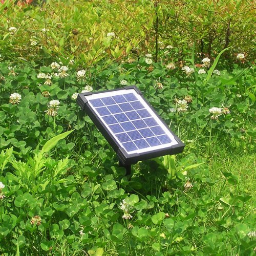 Solar Teichpumpe 2W mit 6 Düsenaufsätzen ohne Akku - Bild 3