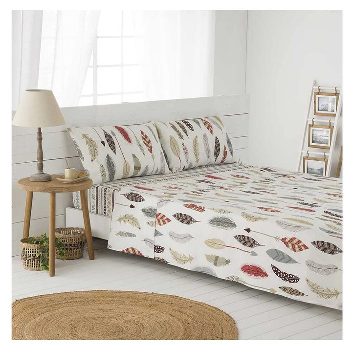 Bettwäsche-Set 90x190/200 cm 100% Baumwolle 3-teilig bunt