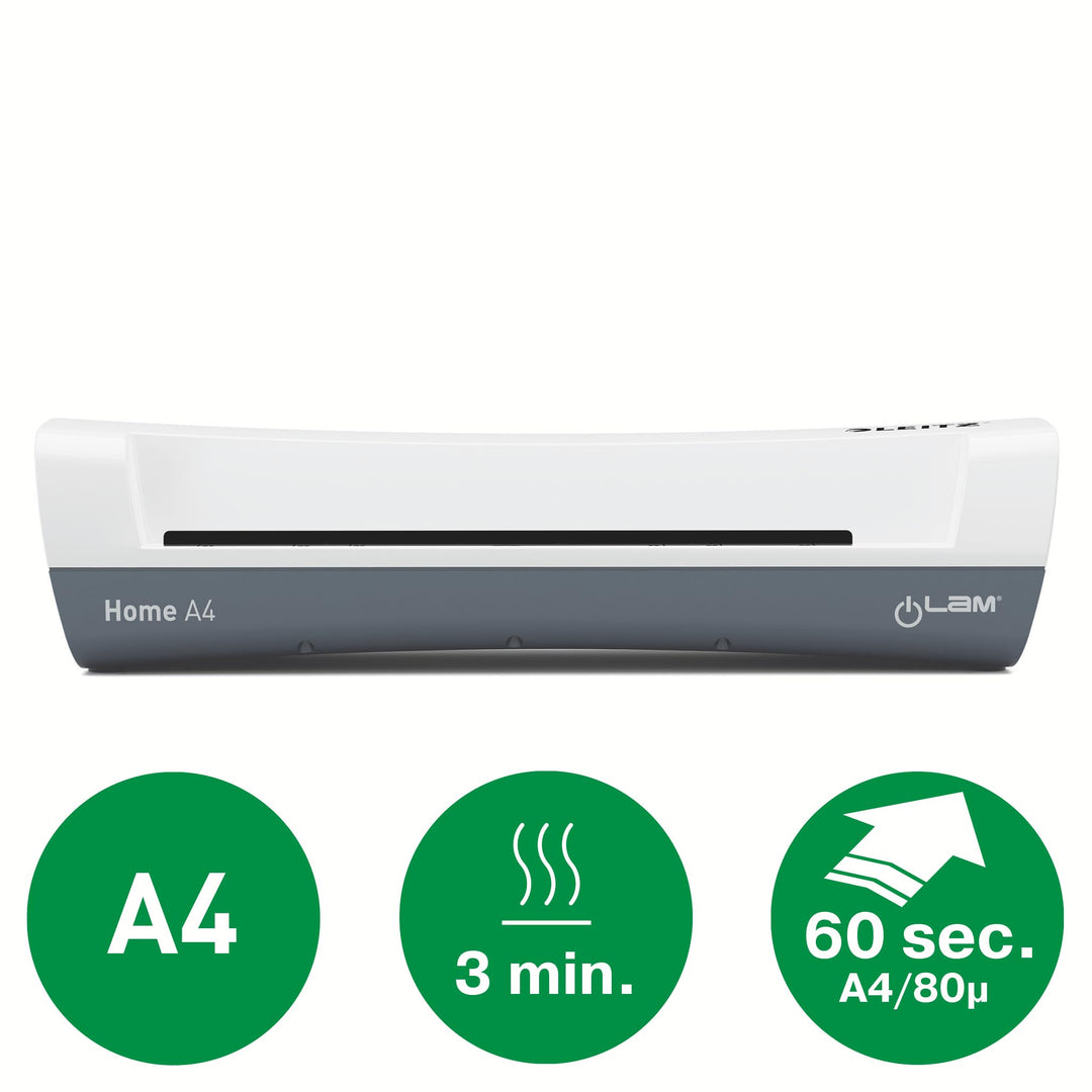 Laminiergerät A4 Set mit 100 Laminierfolien 80 mic für Home Office - Bild 2