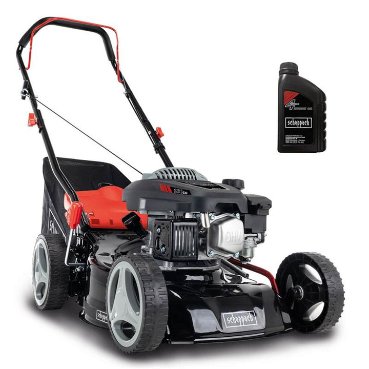 Benzin-Rasenmäher 4-Takt 42 cm Schnittbreite 3-in-1 mit 45-L-Fangkorb