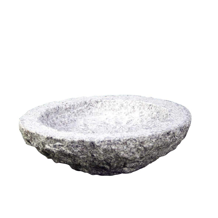 Vogelbad Granit Schale frostsicher 35 cm für Garten