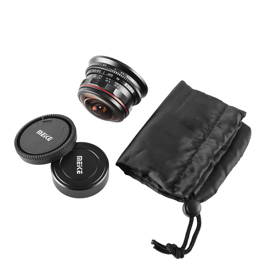 Fisheye-Objektiv 3,5mm f/2.8 220° für Micro 4/3 MFT Kameras - Bild 6