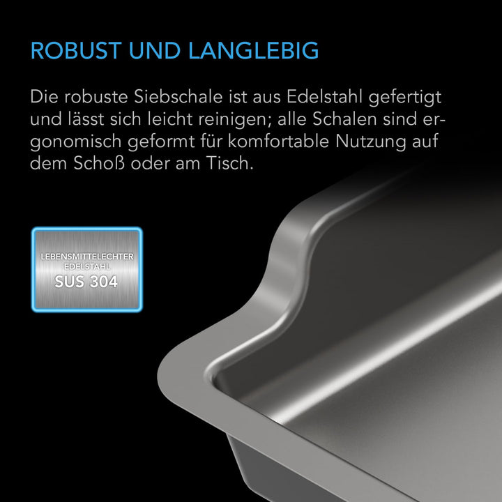 Erntewanne Set 3-teilig mit Sieb 150 Mikron für Pflanzenernte - Bild 4