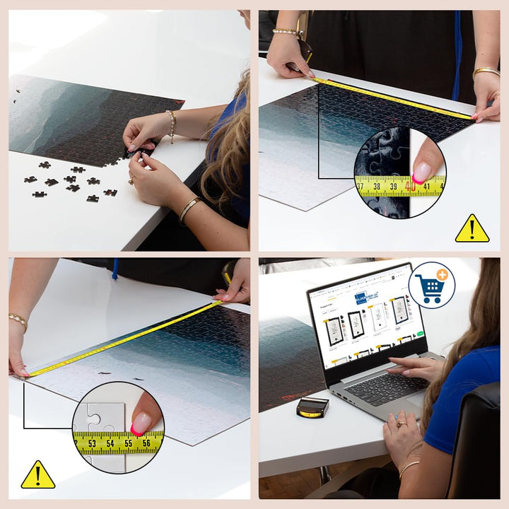 Puzzlerahmen 50x70 cm Schwarz Matt MDF für 500-1000 Teile - Bild 5