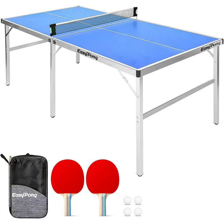 Tischtennisplatte klappbar 182x91 cm MDF Indoor &amp; Outdoor