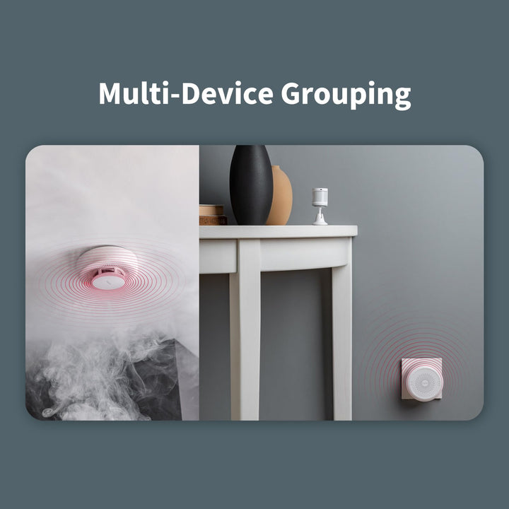 Rauchmelder Zigbee 3.0 mit 85dB Sirene, LED &amp; Smart-Home-Integration - Bild 3