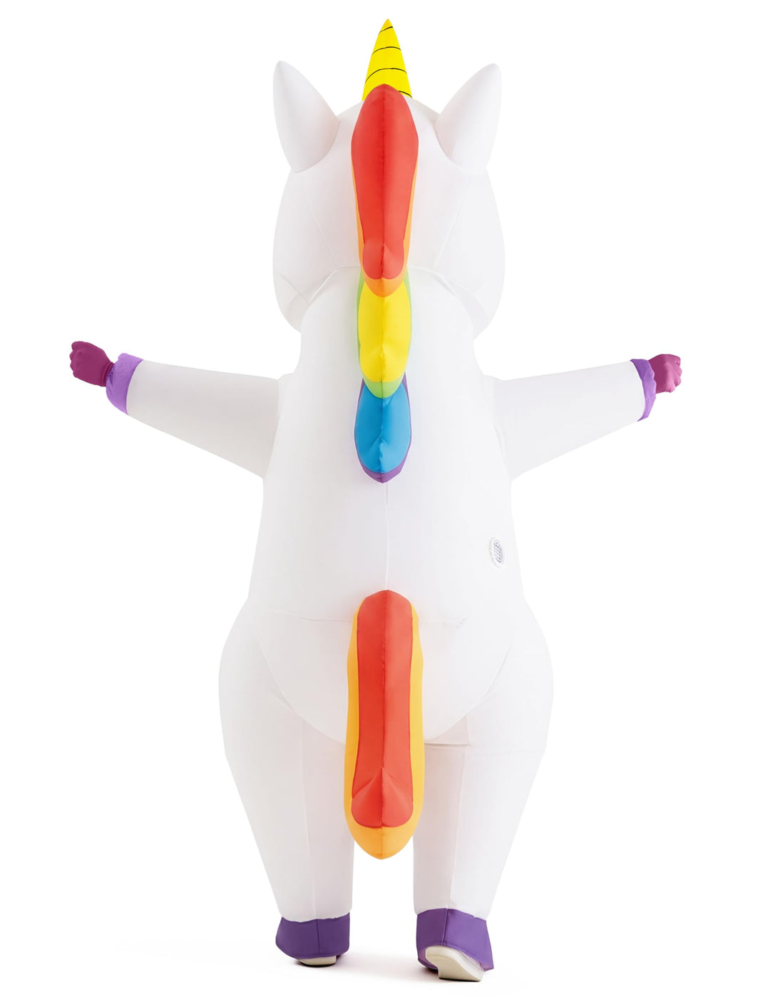 Aufblasbares Einhorn Kostüm Ganzkörper Erwachsene Einheitsgrösse - Bild 9