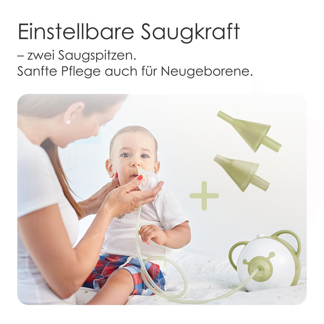 Elektrischer Nasensauger für Babys mit stufenlosem Saugkraft-Drehknopf - Bild 12