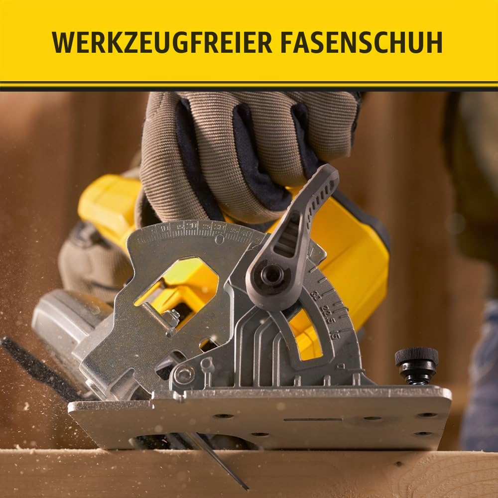 Akku-Handkreissäge 18V 165mm Schnitttiefe 54mm werkzeuglos verstellbar - Bild 5
