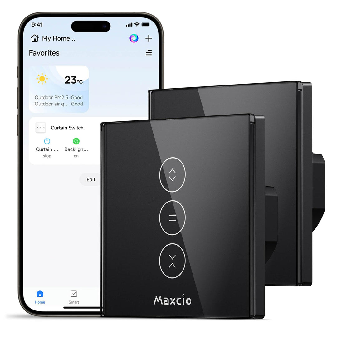 WLAN Rollladenschalter Touch 2er-Set Alexa Google Smart Home