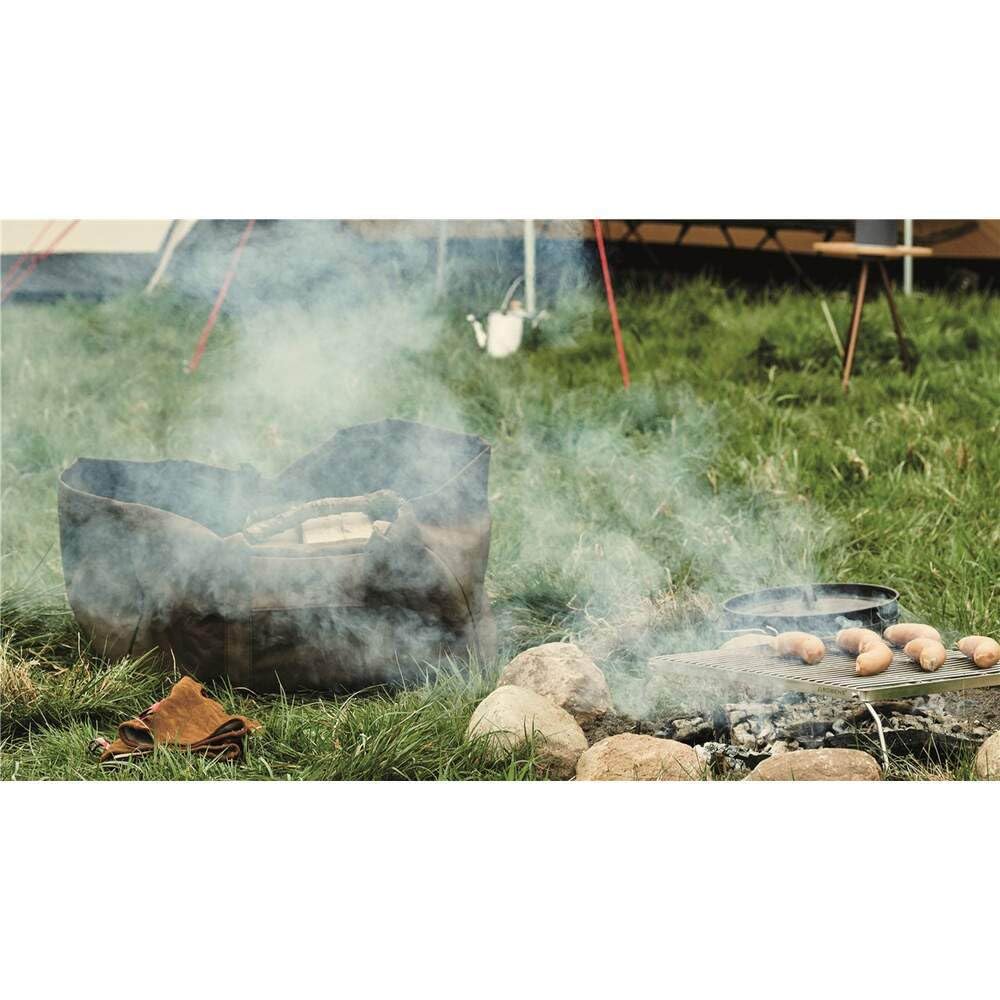 Klappgrill Edelstahl kompakt faltbar für Camping und Lagerfeuer - Bild 3