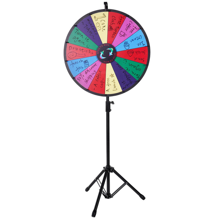 Glücksrad 60cm mit Ständer 14 Felder wiederbeschreibbar für Events - Bild 10