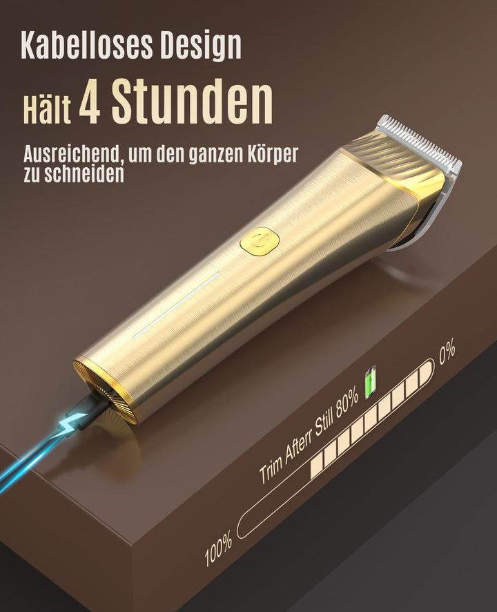 Pferdeschermaschine kabellos 7000 RPM für dickes Fell, 2 Stufen - Bild 7