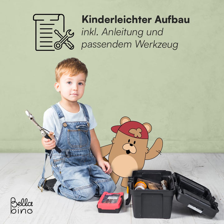 Kindersitzgruppe Massivholz Kiefer Tisch und 2 Bänke Outdoor - Bild 8