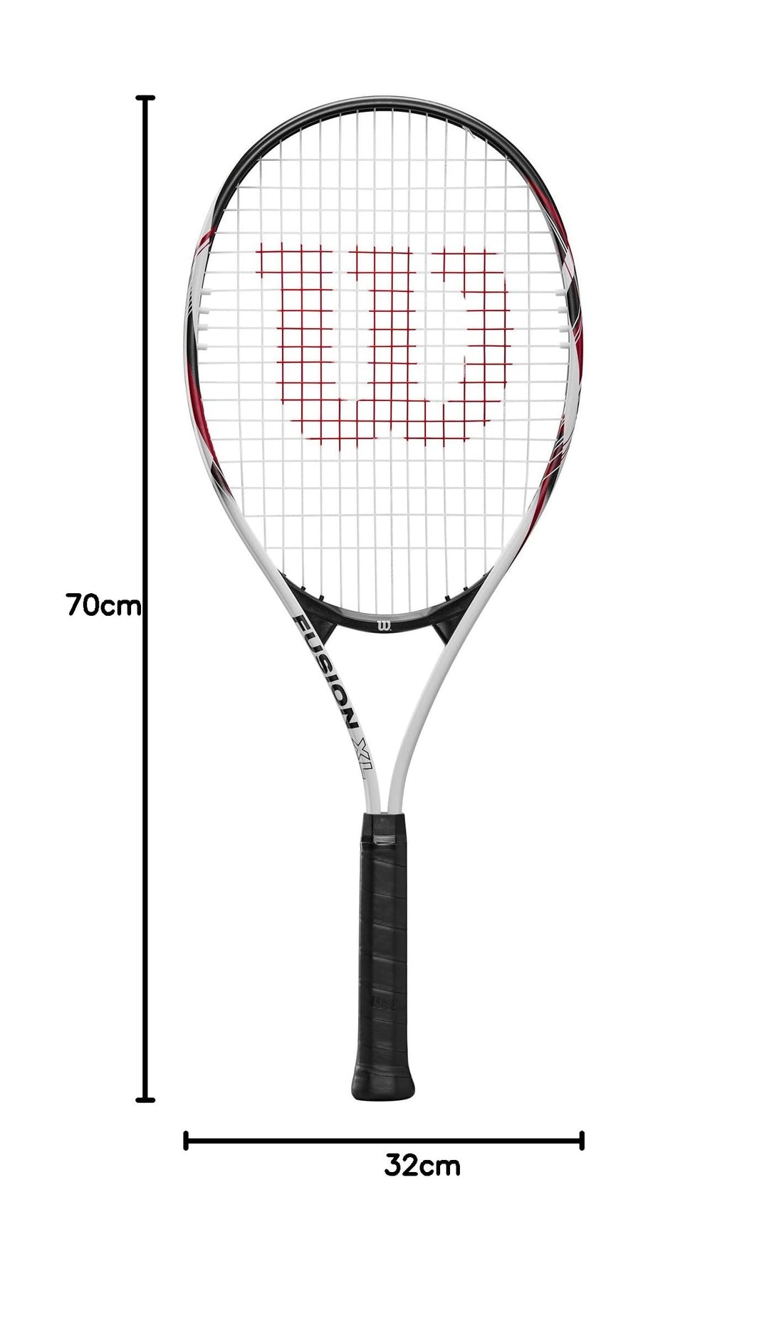 Tennisschläger Aluminium XL grifflastig 723 cm² für Freizeitspieler - Bild 7