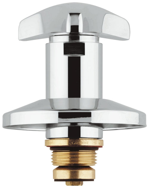Armatur-Oberteil 3/4" DN20 Chrom für UP-Ventile Trecorn-Griff