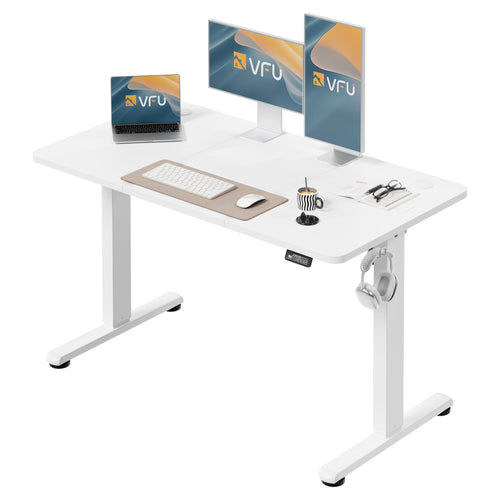 Höhenverstellbarer Schreibtisch 120x60 cm mit 2 Speichertasten
