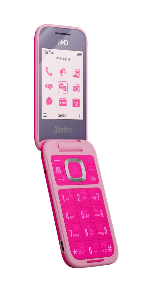 Klapphandy 4G mit 2,8" Display und Wechsel-Cover in Pink