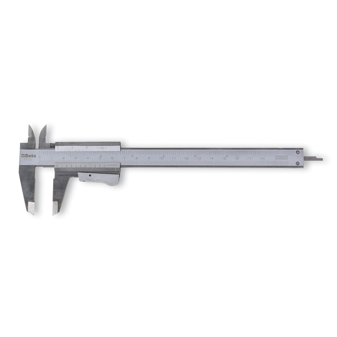 Schieblehre analog 1/20 mm Metall zweiseitig Innen- und Aussenmass