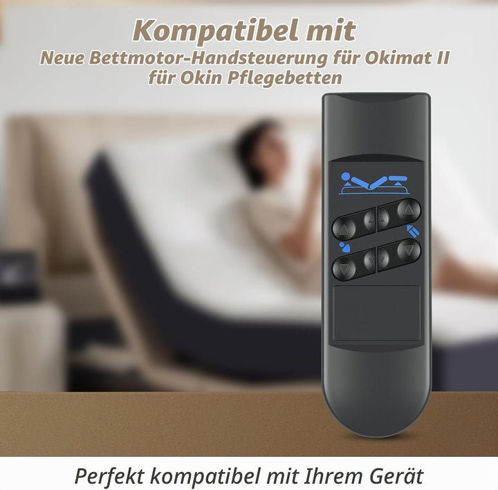 Fernbedienung Pflegebett 2 Motoren 6 Tasten 5-poliger Stecker - Bild 2