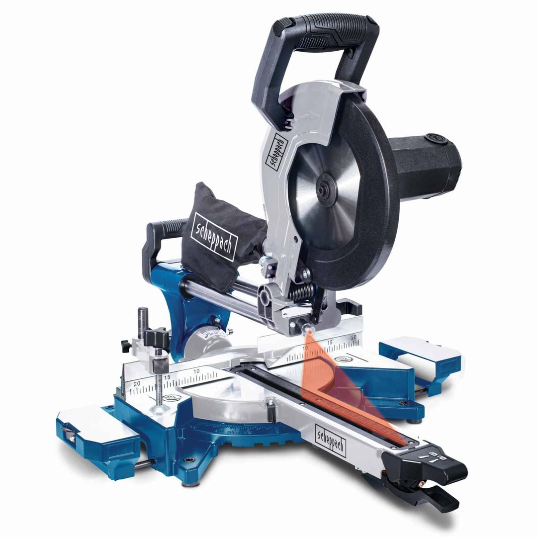 Kapp-Zug-Gehrungssäge 254mm für Holz, Alu, Stahl, Kupfer, 2 Geschwindigkeiten