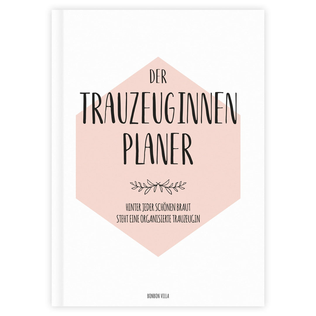 Trauzeugin Planer Hardcover A5 mit Kalender und Checklisten