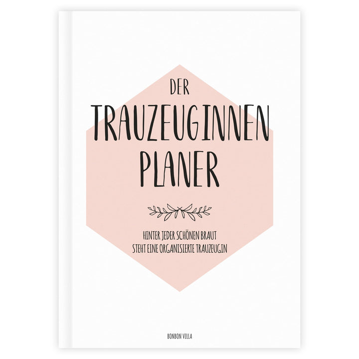 Trauzeugin Planer Hardcover A5 mit Kalender und Checklisten