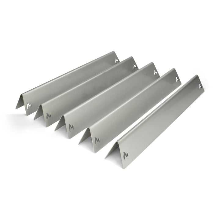 Aromaschienen Edelstahl 5er-Set für Weber Genesis 300 Serie ab 2011