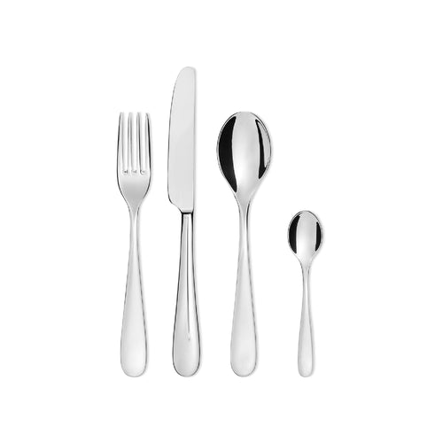 Besteckset 24-teilig Edelstahl 18/10 für 6 Personen mit Zylinderblock