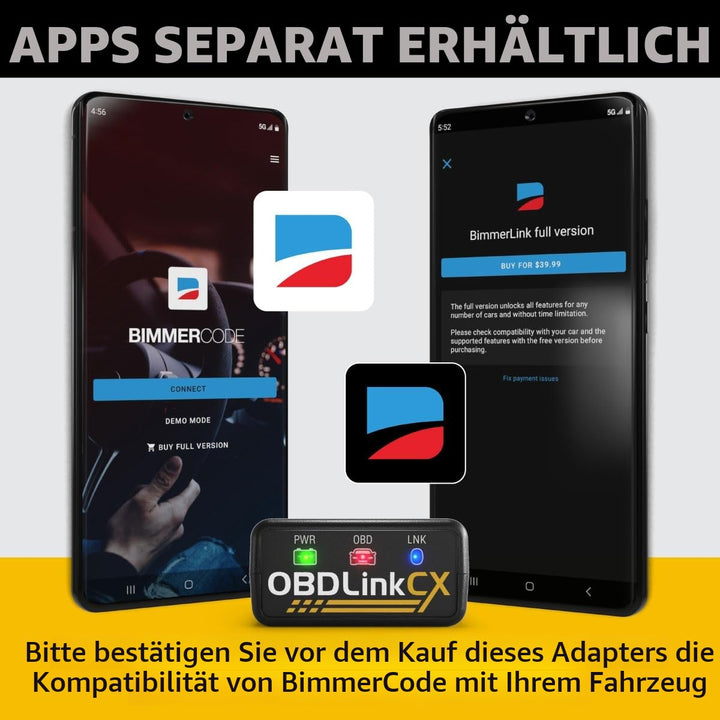 OBD2 Adapter Bluetooth 5.1 für BMW &amp; Mini Fahrzeugdiagnose - Bild 5