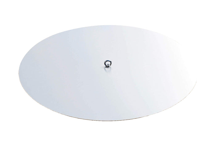 Feuerschalen-Deckel Edelstahl Ø 80 cm mit Ringgriff