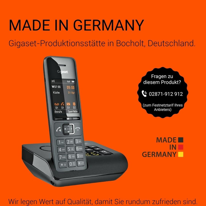 DECT-Telefon Trio-Set schnurlos mit Anrufbeantworter, 3 Mobilteile - Bild 5