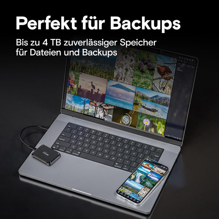 Externe SSD 1TB USB-C 3.2 fuer PC, Mac und Konsolen - Bild 5