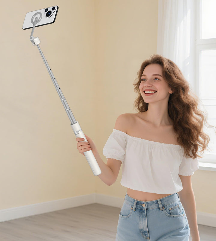 Selfie Stick Stativ MagSafe magnetisch 173 cm Aluminium faltbar - Bild 9