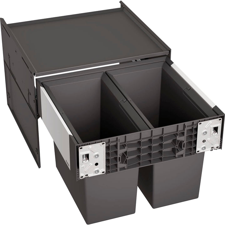 Mülltrennsystem Unterschrank 50 cm 2-Eimer Küche ohne Schublade