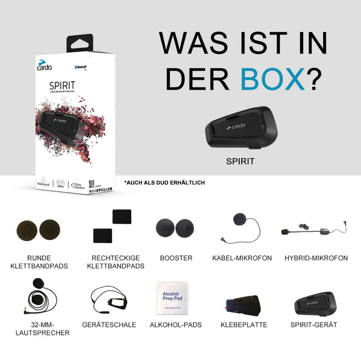Motorrad Bluetooth Headset Einzelpack wasserdicht 400m Reichweite - Bild 2