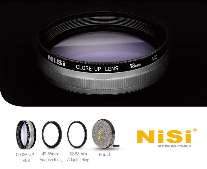 Nahlinsen-Filter Kit 58mm Makrofotografie mit Nano-Beschichtung - Bild 5