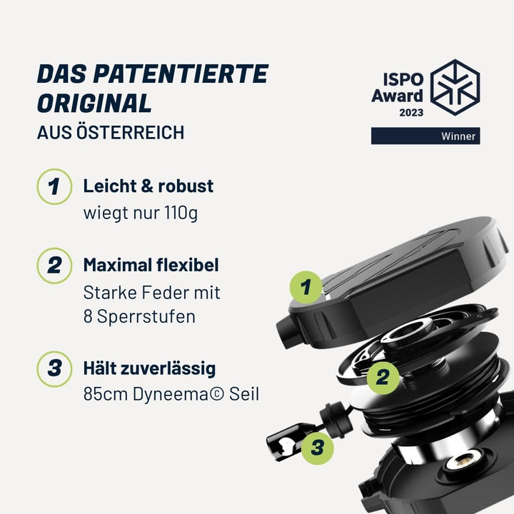Handysicherung Rucksack 360° mit ausziehbarem Seil für Outdoor - Bild 8