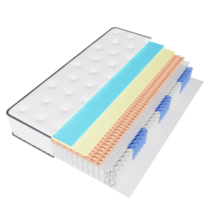 Taschenfederkernmatratze 140x200 H3 mit 7-Zonen-Unterstützung - Bild 3