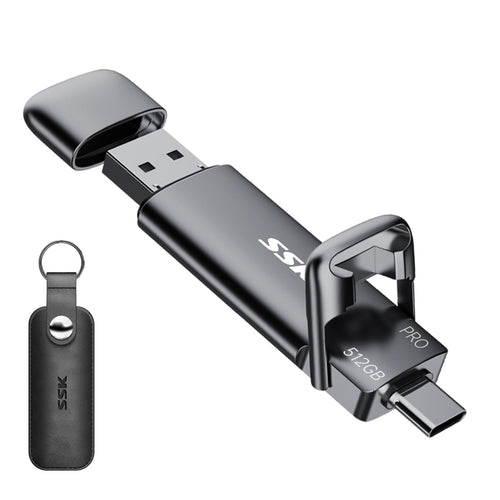 Externe SSD 512 GB USB-C & USB-A Dual-Interface bis 1000 MB/s