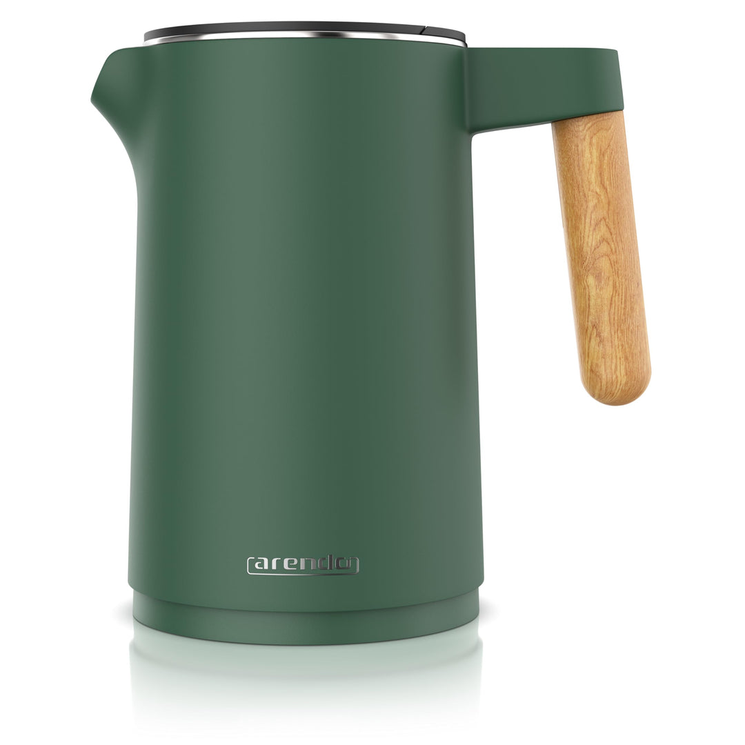 Wasserkocher Edelstahl 1,5 L Doppelwand 7 Temperaturstufen 45–100°C