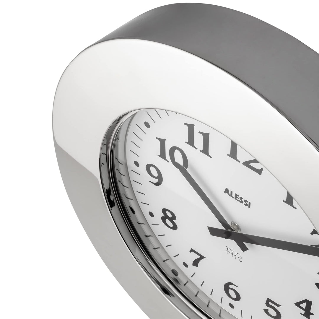 Wanduhr Edelstahl poliert 40 cm Momento-Design - Bild 2