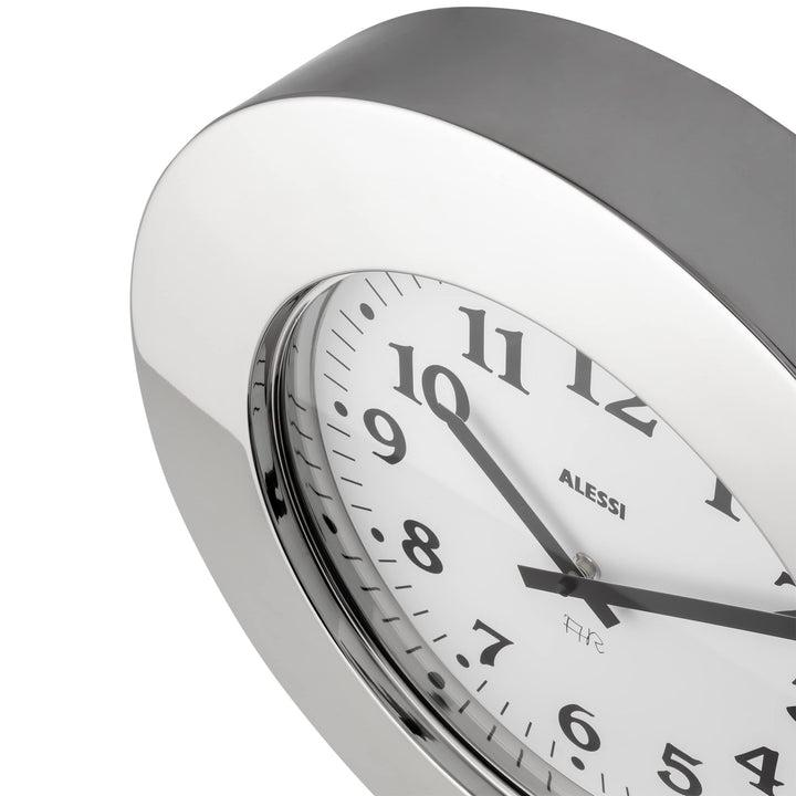 Wanduhr Edelstahl poliert 40 cm Momento-Design - Bild 2