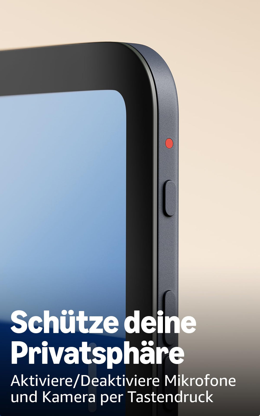 Smart Display 8,7 Zoll HD 3D-Audio Alexa Smart-Home-Hub Graphit - Bild 6