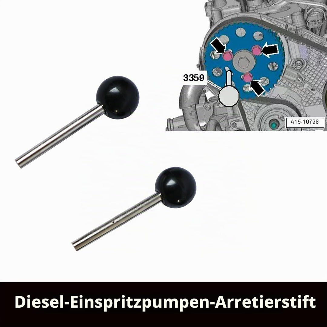Zahnriemen Werkzeug-Set EA288 TDI 1.4 1.6 2.0 für VW Audi Seat Skoda - Bild 6