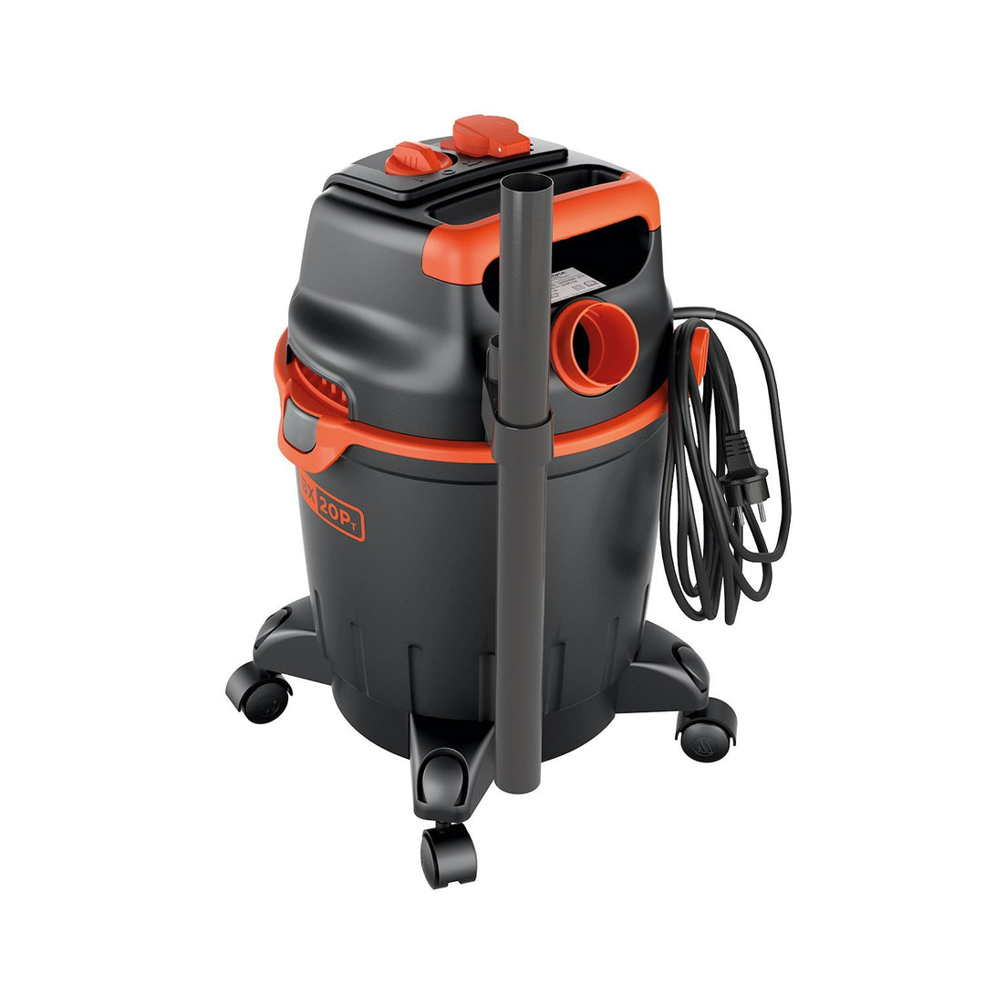 Nass- und Trockensauger 20 Liter 1200 W mit Steckdose für Elektrowerkzeug - Bild 4